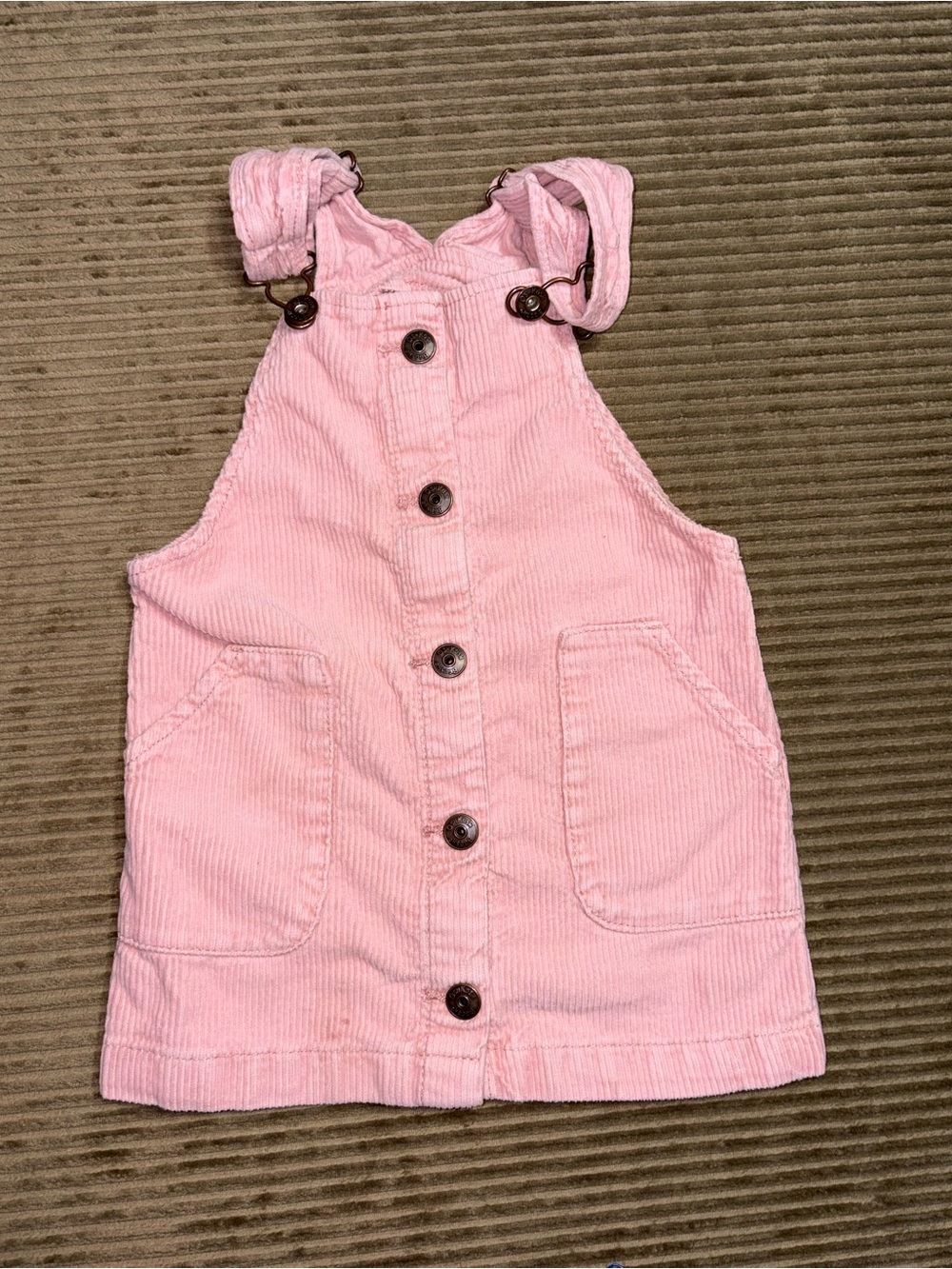 Oshkosh Pink Corduroy Overall Dress
